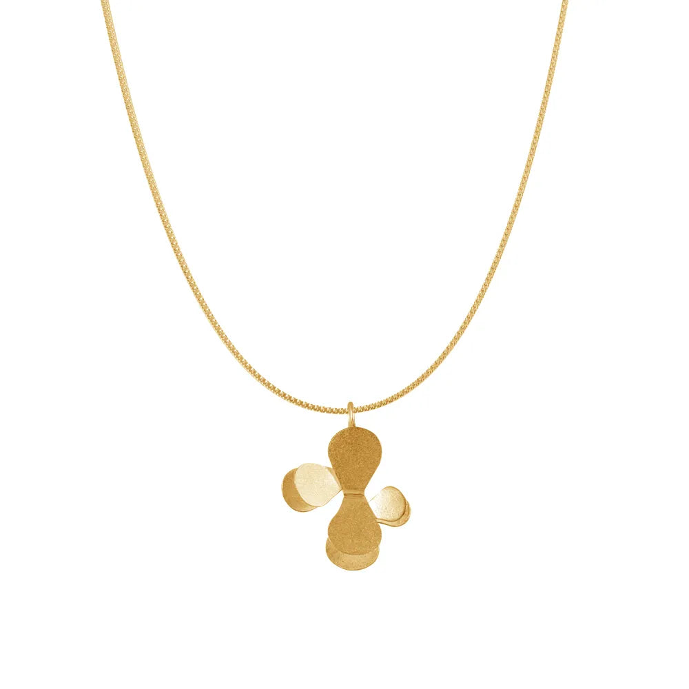 CADENA BLOOP GRANDE GOLD