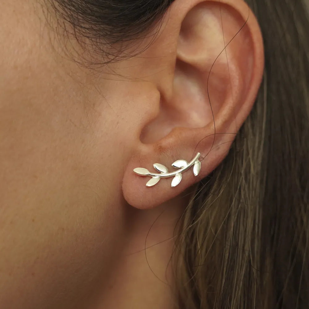 ARETE HOJA GOLD
